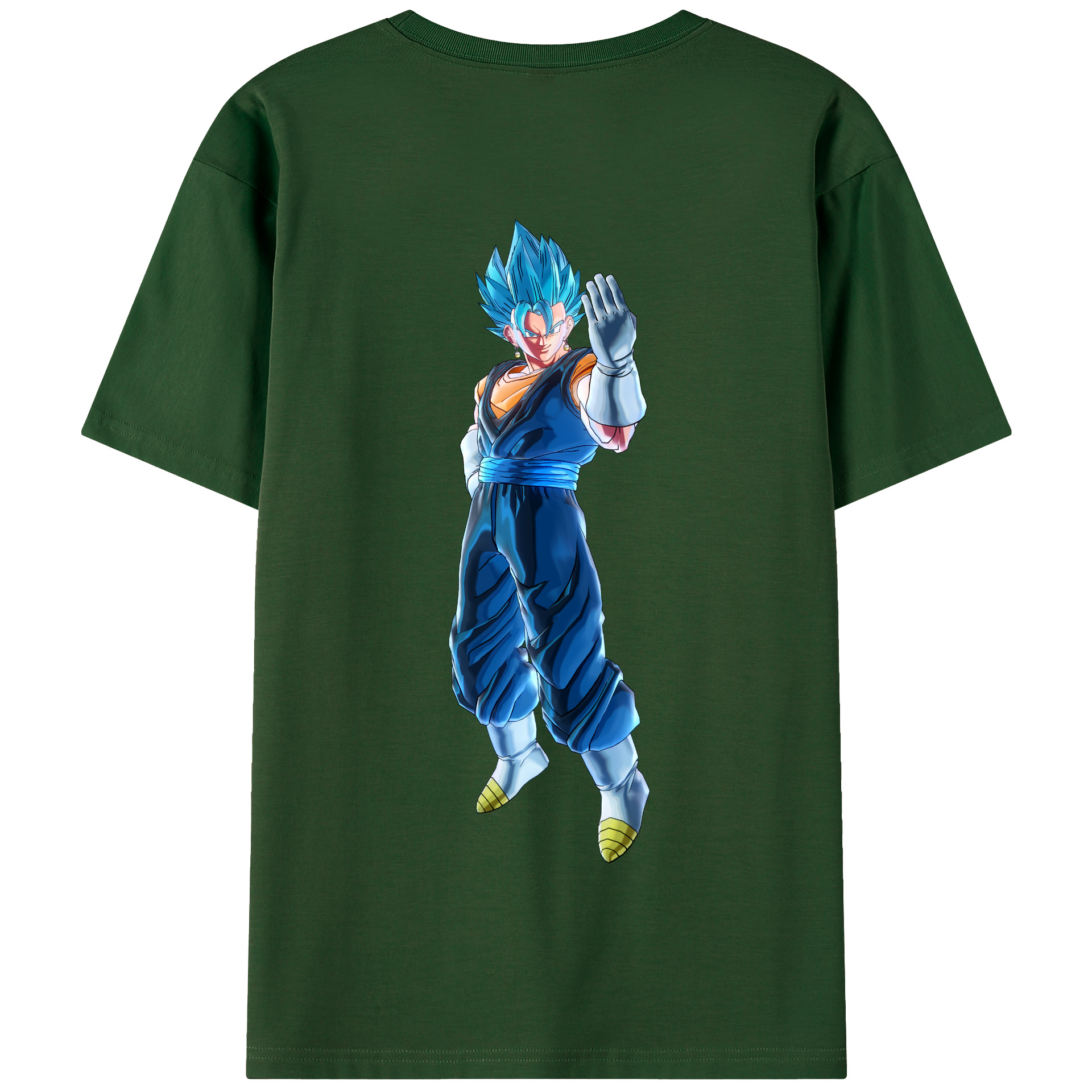（画像用） ドラゴンボール ベジット DRAGON BALL Vegetto 綿100％半袖Tシャツ（背面プリント）